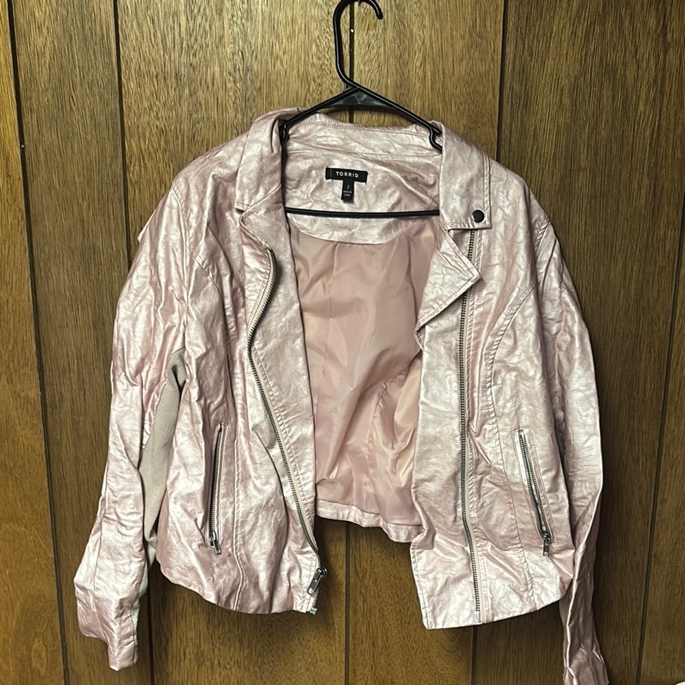 Torrid Pink Metallic Women's Jacket
